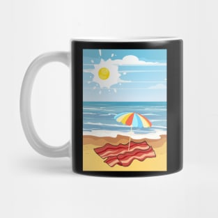 Bacon and Eggs in Beach Mug